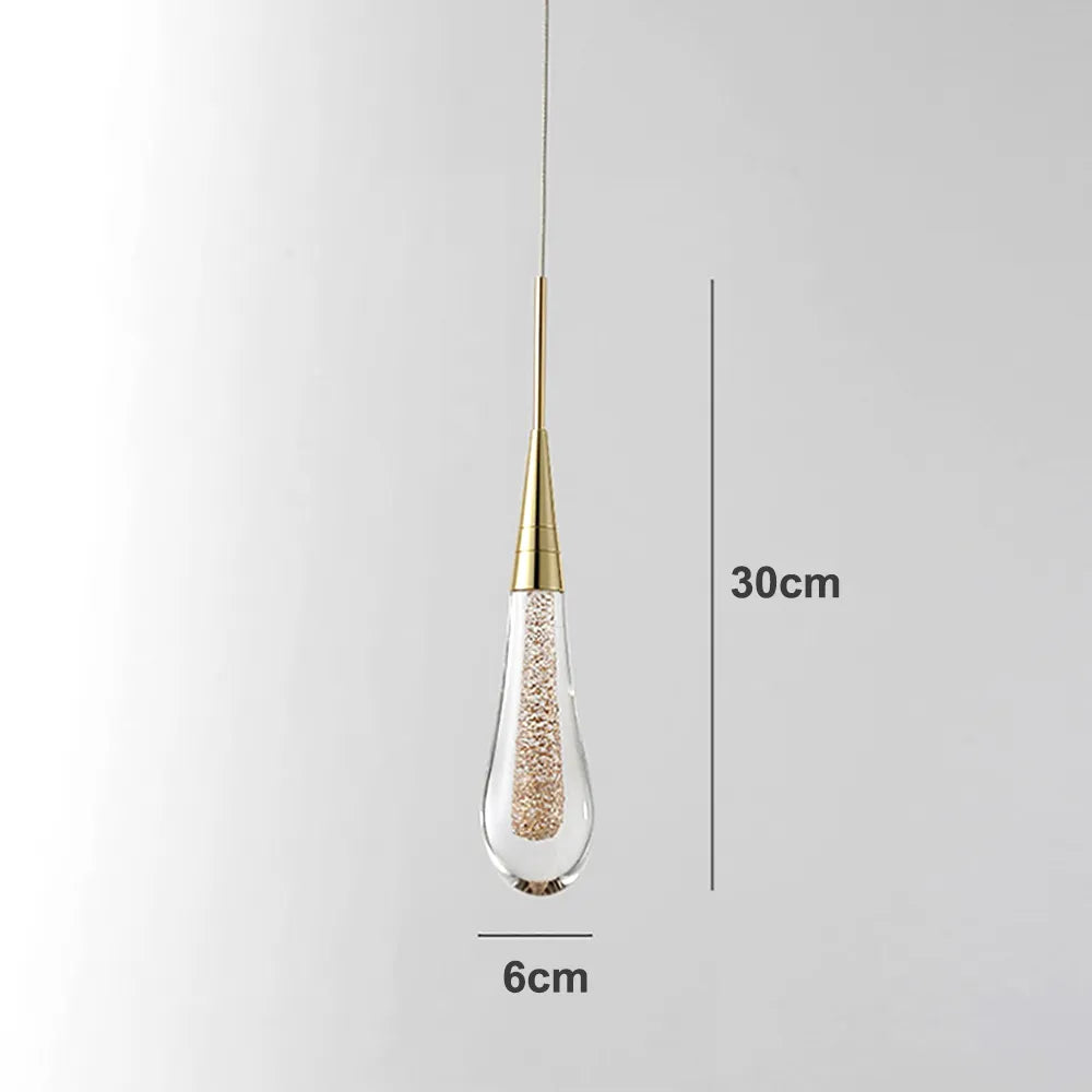 Modern Crystal LED Pendant Light