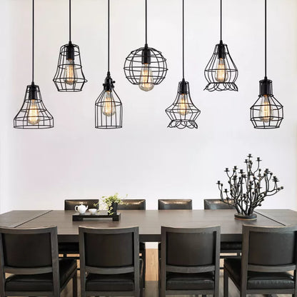 Industrial  Black LED Pendant Light