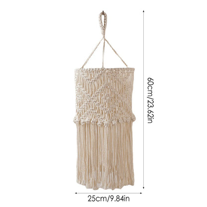 Macrame Shade Hangings Lamp