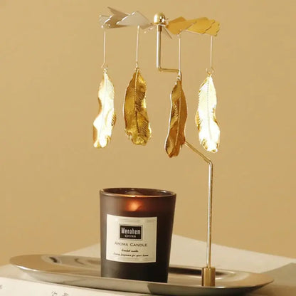 Romantic Spinning Candlestick Candle Holder