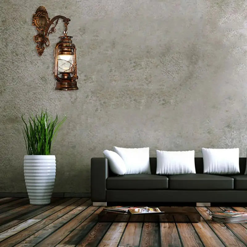 Led Barn Lantern Wall Lamp