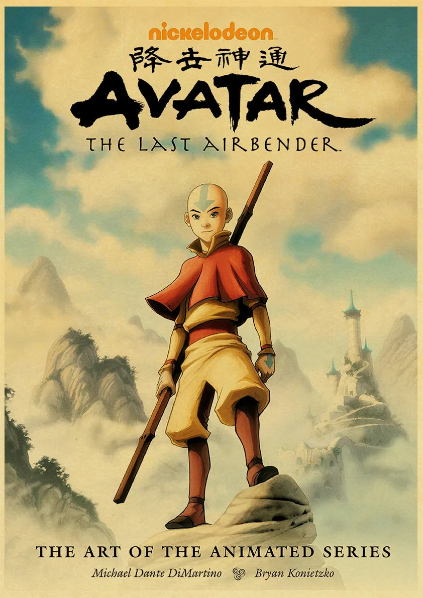 Aang's Epic Vintage Battle Poster