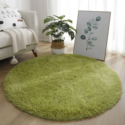 Large Shaggy Anti-Slip Solid Rug