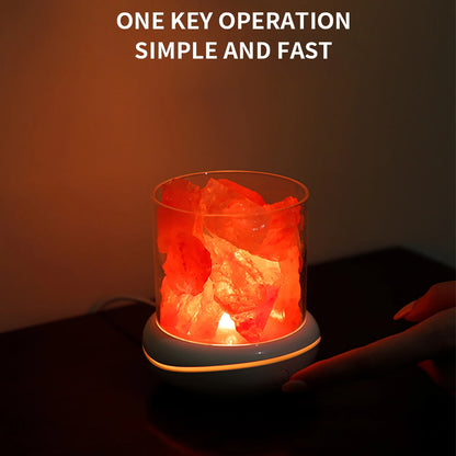 Natural Crystal Night Light Lamp