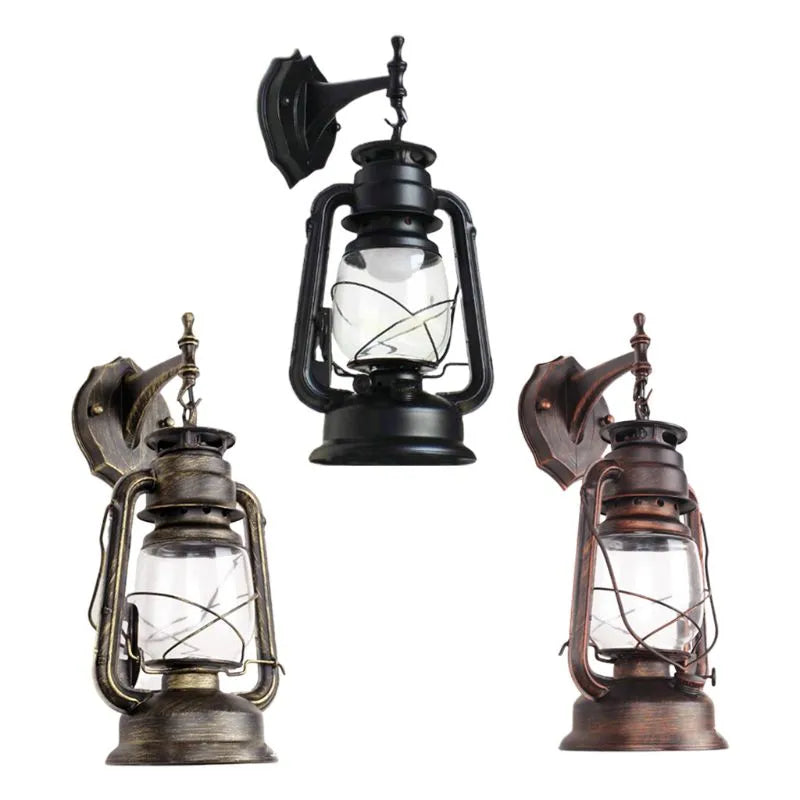 Vintage Lantern Wall Sconce