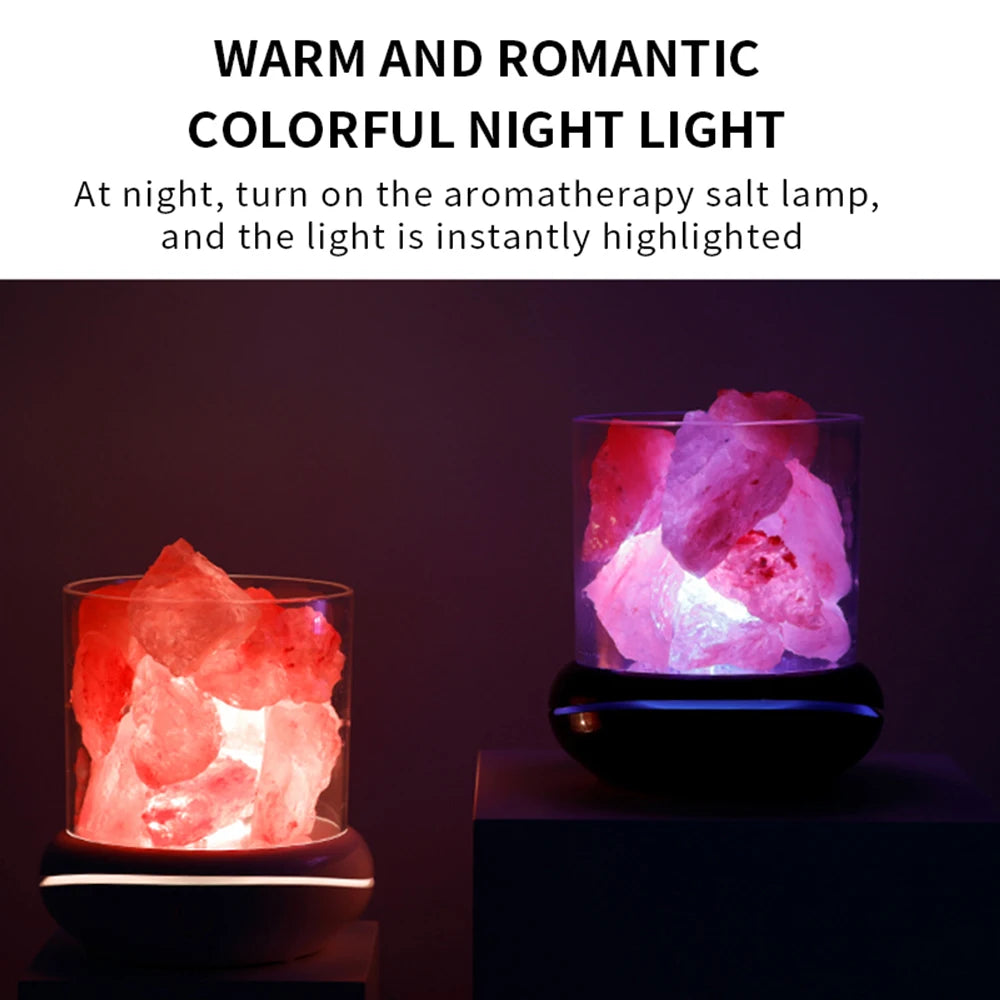 Natural Crystal Night Light Lamp