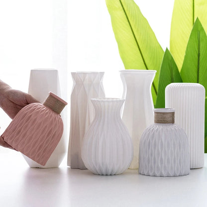 European Style Unbreakable Plastic Vases