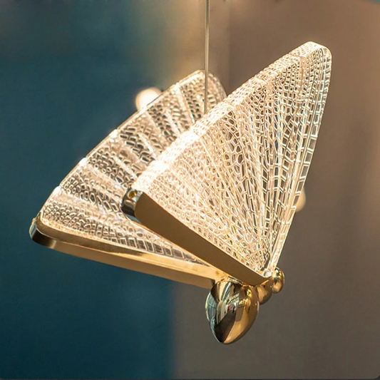 Butterfly Led Pendant Lights Hanging Lamp