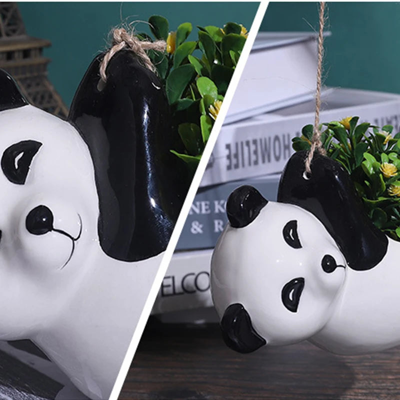 Modern Panda Decorative Vase