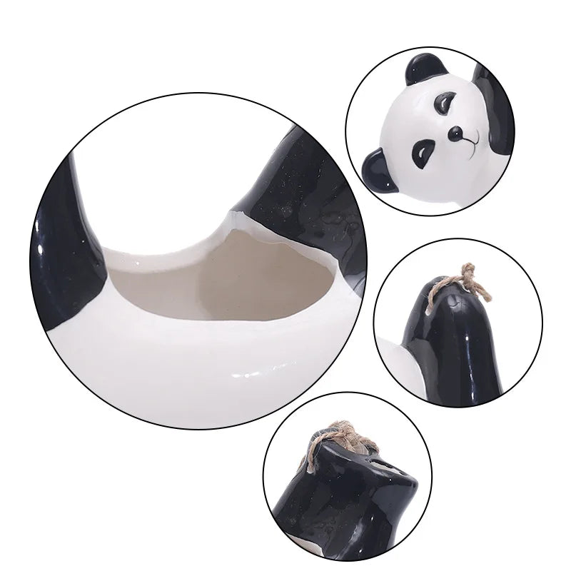 Modern Panda Decorative Vase