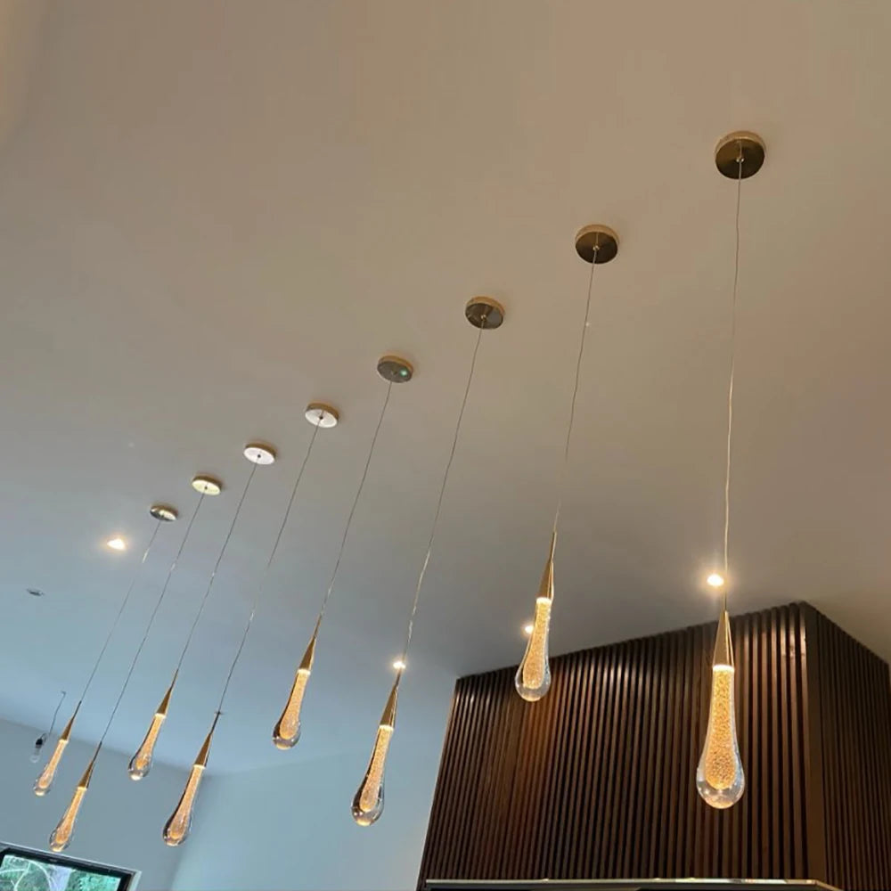 Modern Crystal LED Pendant Light