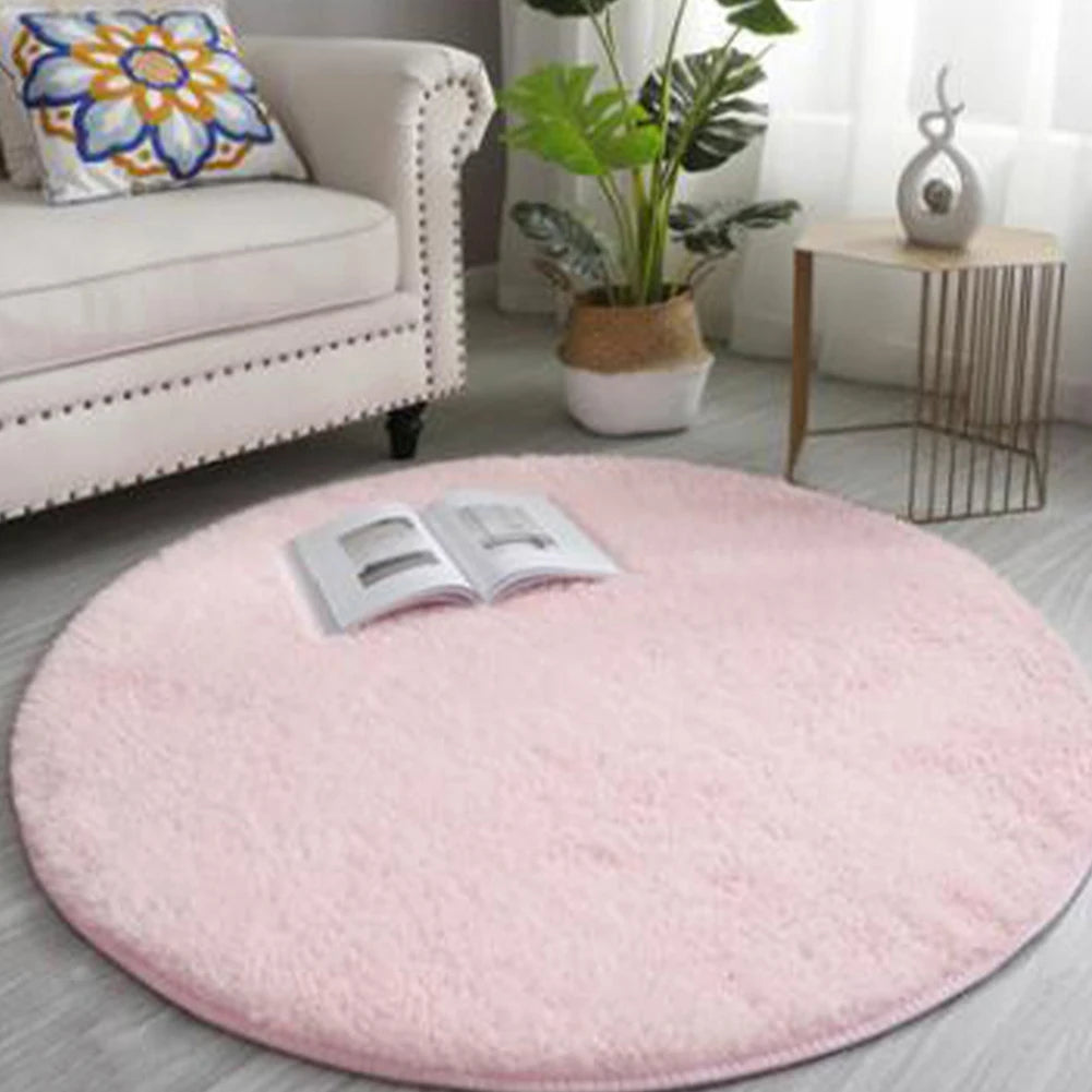 Large Shaggy Anti-Slip Solid Rug