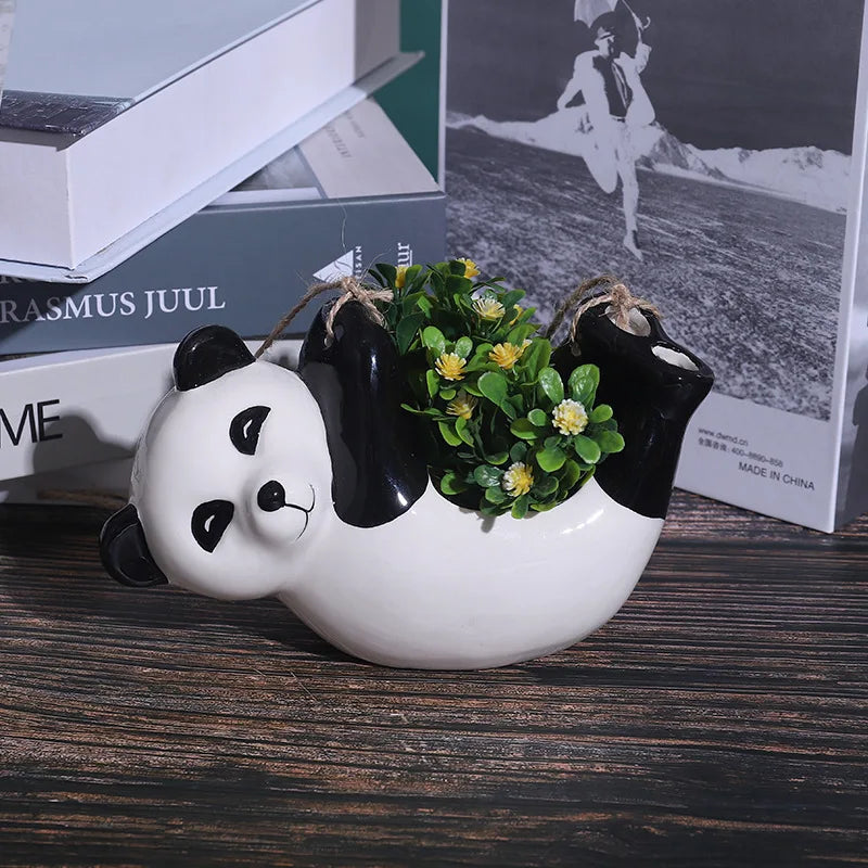 Modern Panda Decorative Vase