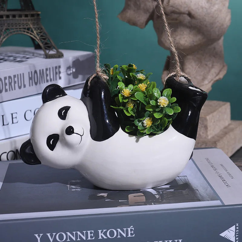 Modern Panda Decorative Vase